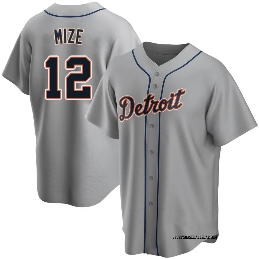 Casey Mize Youth Detroit Tigers Gray Replica Road Jersey
