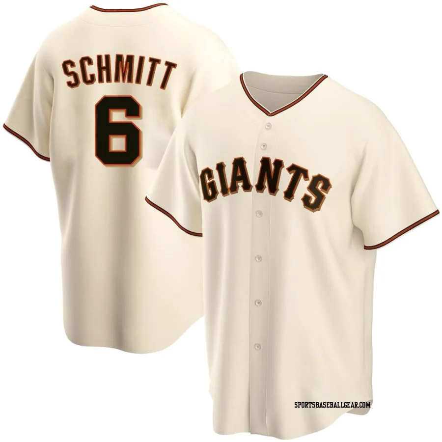 Casey Schmitt Men's San Francisco Giants Cream Replica Home Jersey