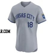 Cavan Biggio Men's Kansas City Royals Gray Elite Road Jersey