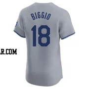 Cavan Biggio Men's Kansas City Royals Gray Elite Road Jersey