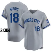 Cavan Biggio Men's Kansas City Royals Gray Limited Away Jersey