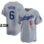 Cavan Biggio Men's Los Angeles Dodgers Gray Limited Away Jersey