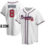 Cavan Biggio Youth Atlanta Braves White Replica Home Jersey