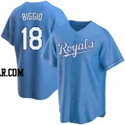 Cavan Biggio Youth Kansas City Royals Light Blue Replica Alternate Jersey