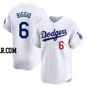 Cavan Biggio Youth Los Angeles Dodgers White Limited Home Jersey