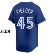 Cecil Fielder Youth Toronto Blue Jays Royal Limited Alternate Jersey