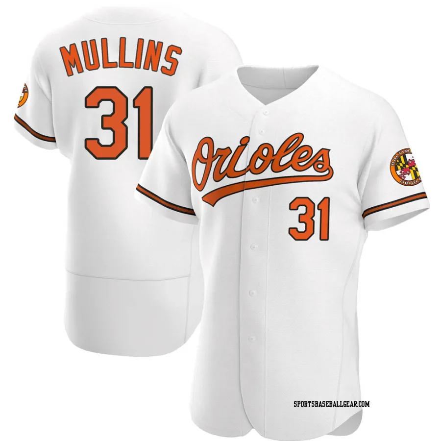 Cedric Mullins Men's Baltimore Orioles White Authentic Home Jersey