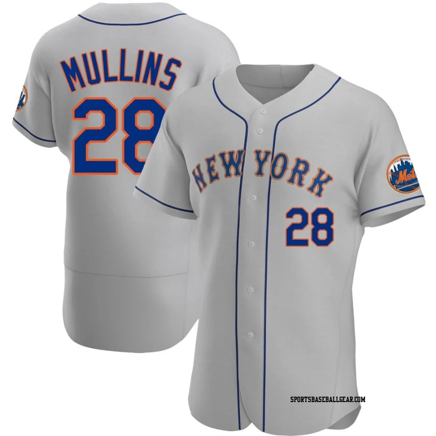 Cedric Mullins Men's New York Mets Gray Authentic Road Jersey