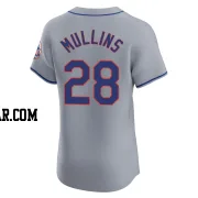 Cedric Mullins Men's New York Mets Gray Elite Road Jersey