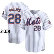 Cedric Mullins Youth New York Mets White Limited Home Jersey