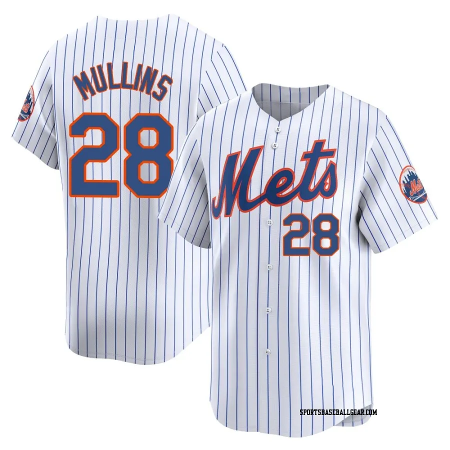 Cedric Mullins Youth New York Mets White Limited Home Jersey