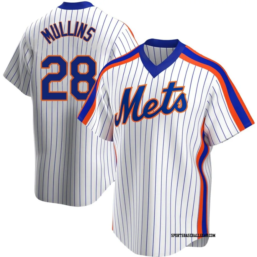 Cedric Mullins Youth New York Mets White Replica Home Cooperstown Collection Jersey