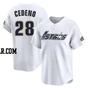 Cesar Cedeno Youth Houston Astros White Limited Throwback Cooperstown Collection Jersey