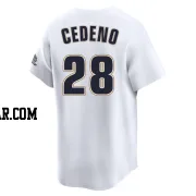 Cesar Cedeno Youth Houston Astros White Limited Throwback Cooperstown Collection Jersey