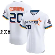 Cesar Geronimo Men's Houston Astros White Elite 2025 City Connect Jersey