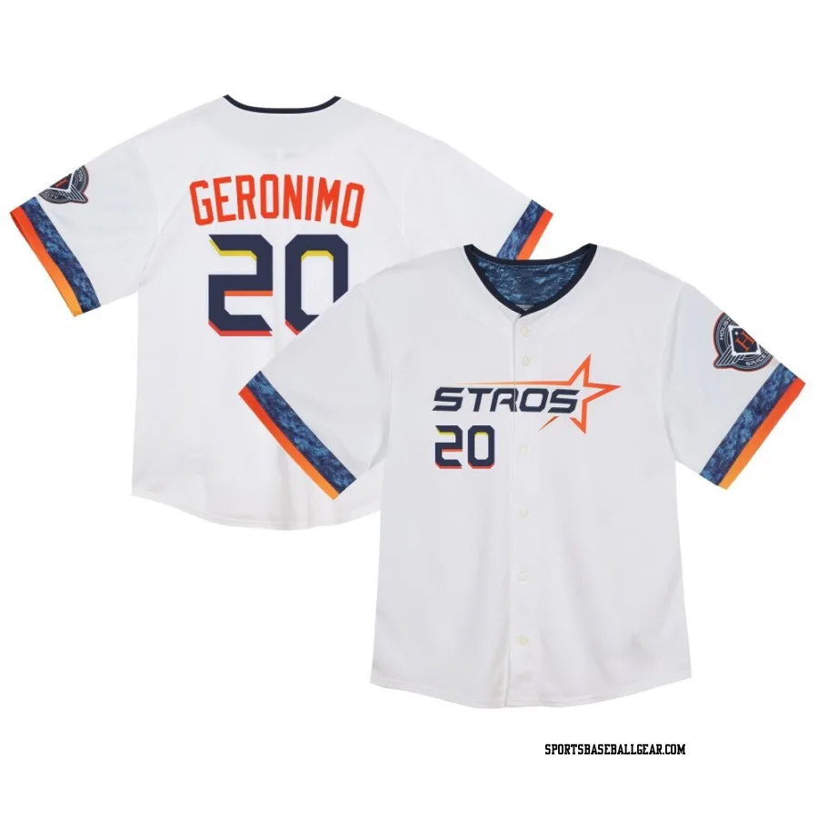 Cesar Geronimo Toddler Houston Astros White Limited 2025 City Connect Jersey