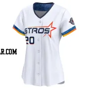 Cesar Geronimo Women's Houston Astros White Limited 2025 City Connect Jersey
