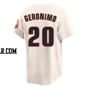 Cesar Geronimo Youth Houston Astros Cream Limited Throwback Cooperstown Collection Jersey