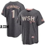 Cesar Hernandez Men's Washington Nationals Gray Replica 2022 City Connect Jersey