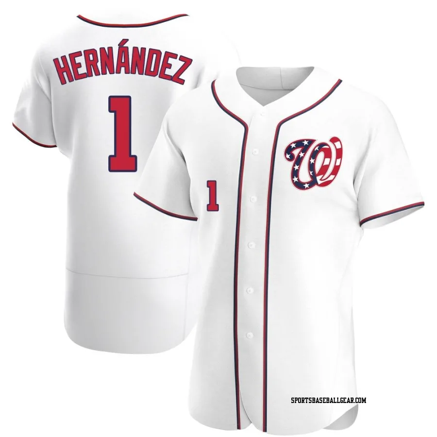 Cesar Hernandez Men's Washington Nationals White Authentic Alternate Jersey