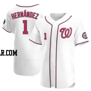 Cesar Hernandez Men's Washington Nationals White Authentic Home Jersey