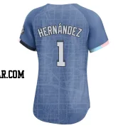 Cesar Hernandez Women's Washington Nationals Blue Limited 2025 City Connect Jersey