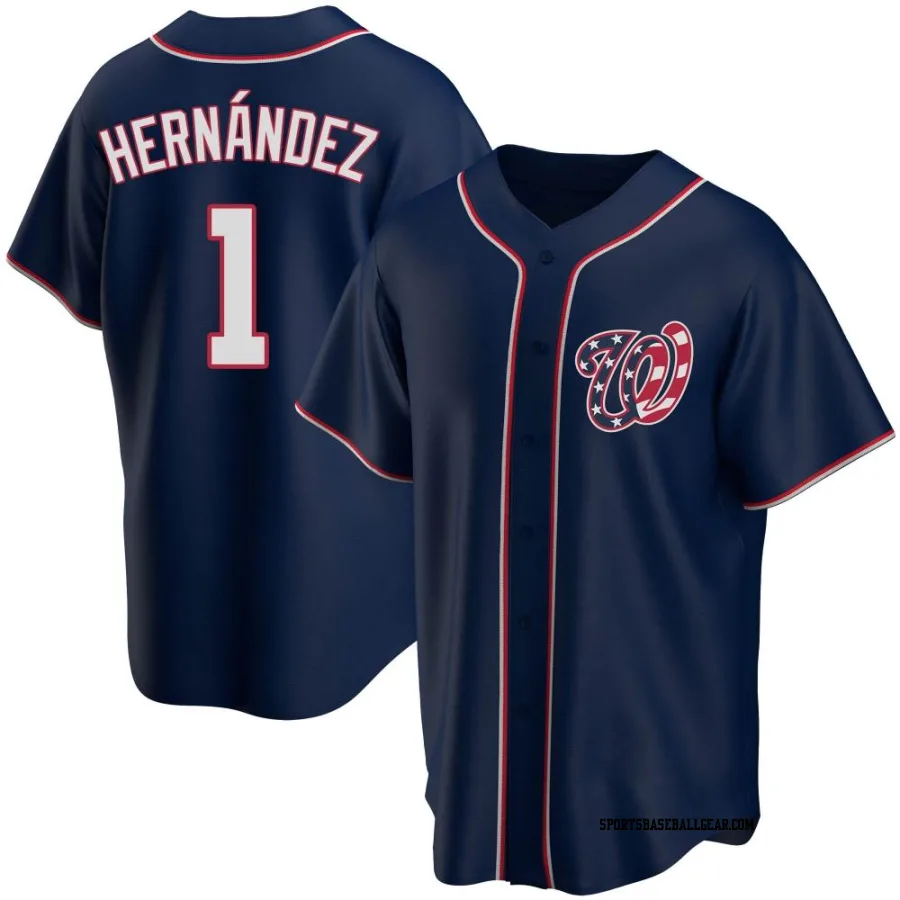 Cesar Hernandez Youth Washington Nationals Navy Replica Alternate Team Jersey
