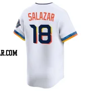 Cesar Salazar Youth Houston Astros White Limited 2025 City Connect Jersey