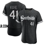 Chad Kuhl Men's Chicago White Sox Black Authentic 2021 City Connect Jersey