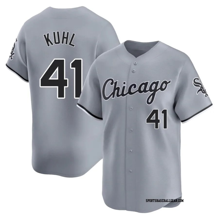 Chad Kuhl Men's Chicago White Sox Gray Limited Road Jersey