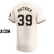 Chad Patrick Men's Milwaukee Brewers Cream Elite Home Jersey