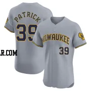 Chad Patrick Men's Milwaukee Brewers Gray Elite Road Jersey