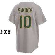 Chad Pinder Men's Oakland Athletics Gray Replica Away 2.0 Jersey