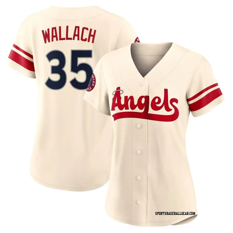 Chad Wallach Women's Los Angeles Angels Cream Replica 2022 City Connect Jersey