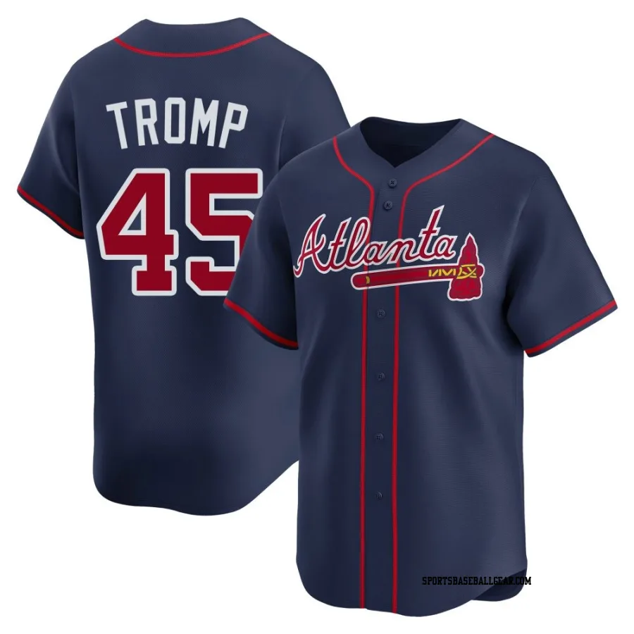 Chadwick Tromp Men's Atlanta Braves Navy Limited Alternate Jersey