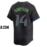 Chandler Simpson Men's Tampa Bay Rays Charcoal Limited 2024 City Connect Jersey