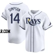 Chandler Simpson Youth Tampa Bay Rays White Limited Home Jersey