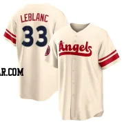 Charles Leblanc Men's Los Angeles Angels Cream Replica 2022 City Connect Jersey