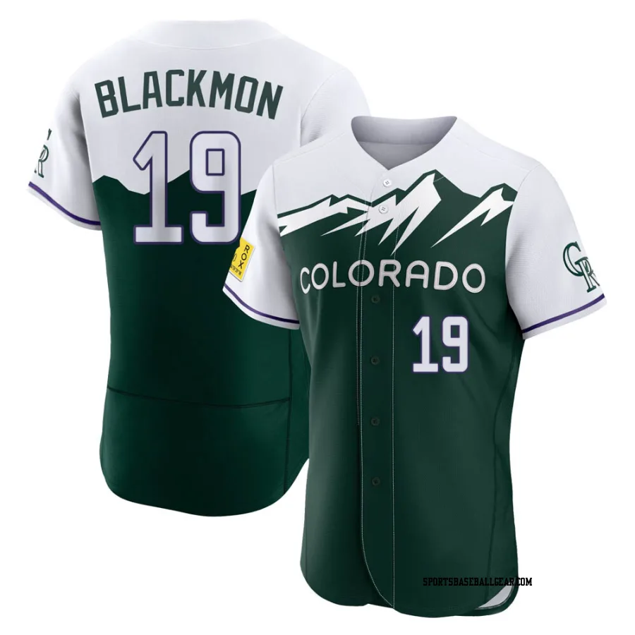 Charlie Blackmon Men's Colorado Rockies Green Authentic 2022 City Connect Jersey
