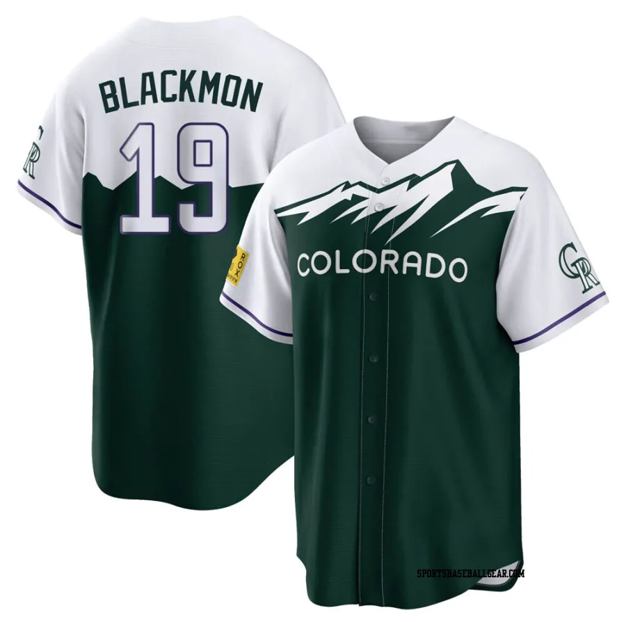 Charlie Blackmon Men's Colorado Rockies Green Replica 2022 City Connect Jersey