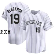 Charlie Blackmon Men's Colorado Rockies White Limited Home Jersey