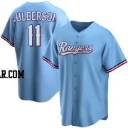Charlie Culberson Men's Texas Rangers Light Blue Replica Alternate Jersey