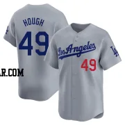 Charlie Hough Youth Los Angeles Dodgers Gray Limited Away Jersey