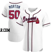 Charlie Morton Men's Atlanta Braves White Authentic Home Jersey
