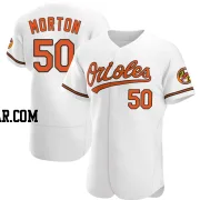 Charlie Morton Men's Baltimore Orioles White Authentic Home Jersey