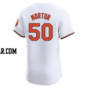 Charlie Morton Men's Baltimore Orioles White Elite Home Jersey
