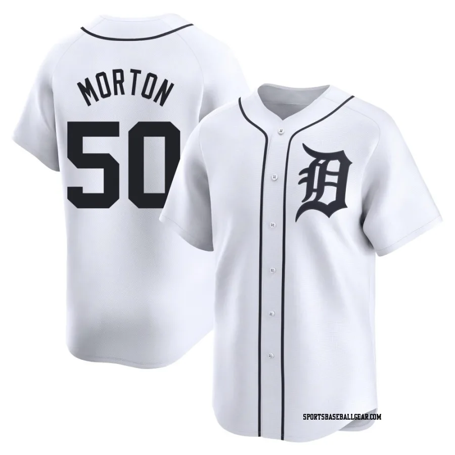 Charlie Morton Youth Detroit Tigers White Limited Home Jersey