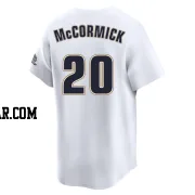 Chas McCormick Youth Houston Astros White Limited Throwback Cooperstown Collection Jersey