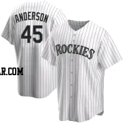 Chase Anderson Men's Colorado Rockies White Replica Home Jersey