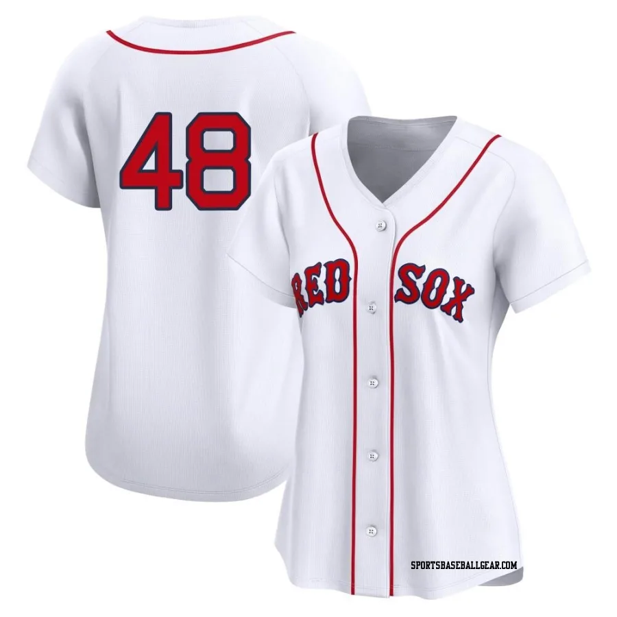Chase Anderson Women's Boston Red Sox White Limited 2nd Home Jersey